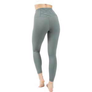Yogalicious High Waist Squat Proof Soft Printed Leggings for  Women(Celestial Navy Nude Tech Elastic Free W/ Pocket) - Yogalicious