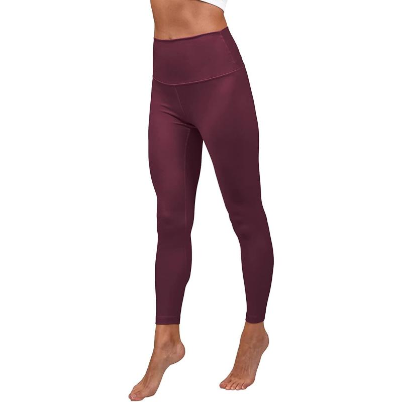 Yogalicious High Waist Squat Proof Lux Ankle Leggings for Women