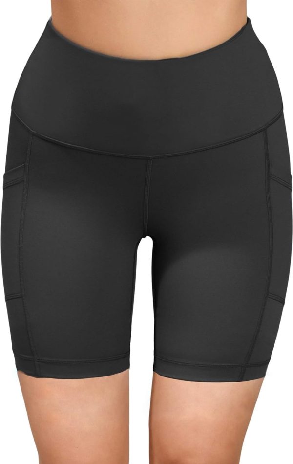 Yogalicious High Waist Squat Proof Side Pocket Biker Shorts – 3.5″, 5 ...