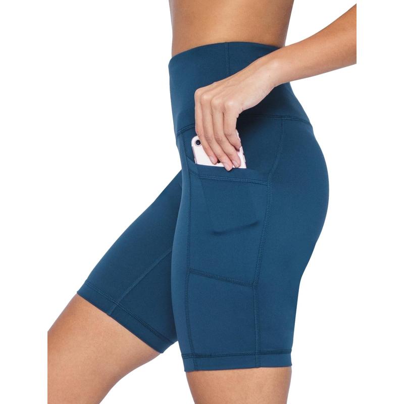 Yogalicious High Waist Squat Proof Side Pocket Biker Shorts - 3.5, 5, 7,  9, Cornflower Blue 3.5, X-Small : : Clothing, Shoes & Accessories