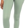 Yogalicious High Waist Ultra Soft 7/8 Ankle Length Leggings with Pockets  for Women, Mocha Lux, L: Buy Online at Best Price in UAE 