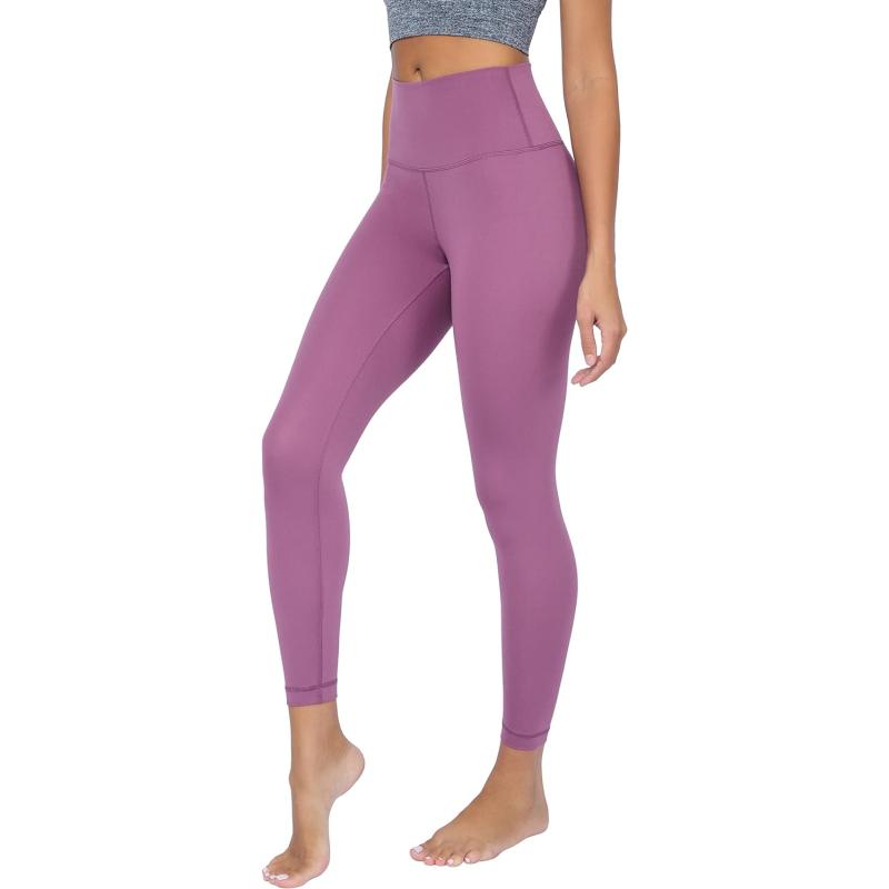 Yogalicious - Women's Lux Super High Rise Ankle Leggings With Elastic Free  Criss Cross Waistband : Target