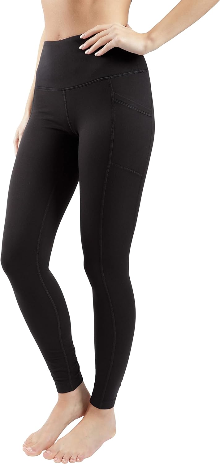 Yogalicious Squat Proof Fleece Lined High Waist Leggings for Women ...